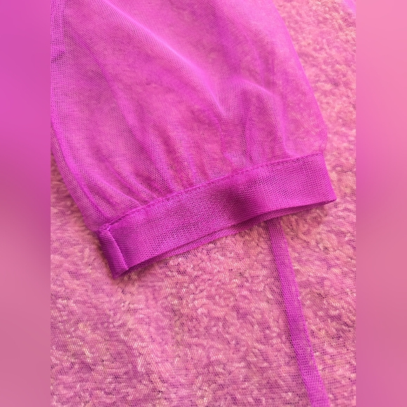 Women's DKNY Tulle Overlay Top Size XS - Picture 7 of 8